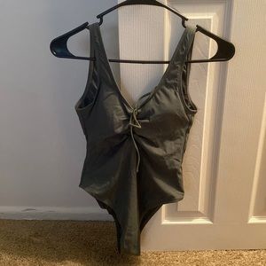 Sexy Green One Piece Bathing Suit 💚